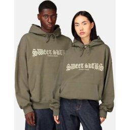 SWEET SKTBS Loose fit Hoodie Unisex M Grön