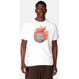 The Hundreds T-shirt med tryck Male S Vit