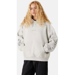 The Cava Company Oversized hoodie med tryck Female S Grå