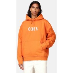 Obey Hoodie - Grafx Male S Orange