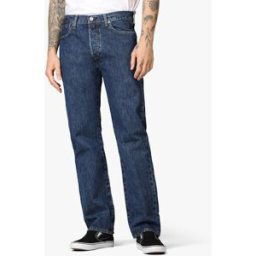 Levi's Jeans - 501 The Original Male W28-L32 Blå