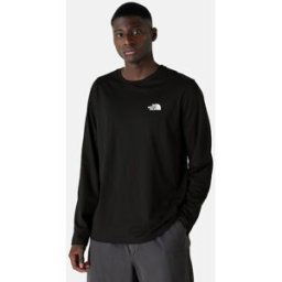 The North Face Longsleeve med logo Male S Svart
