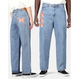 Butter Goods Jeans - Butterfly Unisex 28 Blå