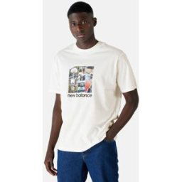 New Balance Hoops Graphic t-shirt Male S Svart