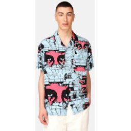 Obey Kortärmad skjorta med tryck Male XL Multi