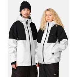 BEYOND MEDALS 2-lager snowboardjacka Unisex XL Vit
