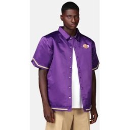 Mitchell & Ness Skjorta - Lunar New Year 4.0 Shooting LA Lakers Male S Lila