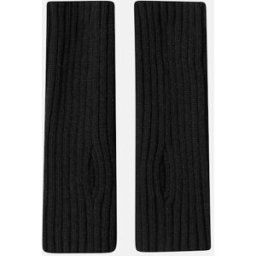 JUNKYARD Ribbstickade fingerlösa vantar Female One size Svart