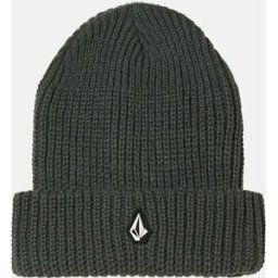 Volcom Voluxe ribbstickad mössa Unisex One size Grön