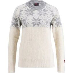Ulvang Women's Rav Kiby Roundneck Vanilla/Grey Melange M