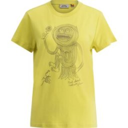Lundhags Women's Järpen Printed T-Shirt Pale Lemon XS