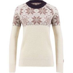 Ulvang Women's Rav Kiby Roundneck Vanilla/Woodrose/Plum Perfect L