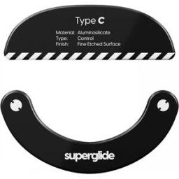 Superglide Glas Skates Type-C Till X2 Series - Svart