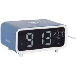 Karlsson Chunky LED väckarklocka med smarttelefonens laddningsfunktion KA6054BL