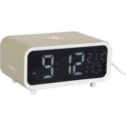 Karlsson Chunky LED väckarklocka med smarttelefonens laddningsfunktion KA6054GR