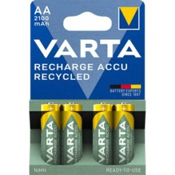 Varta Laddbart Recycled AA2100 4-pack