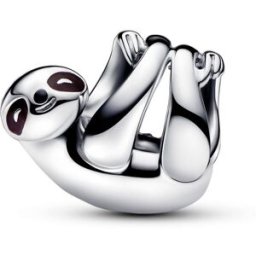 Pandora Moments Hanging Sloth Sterling silver Enamel Black berlock 793331C01