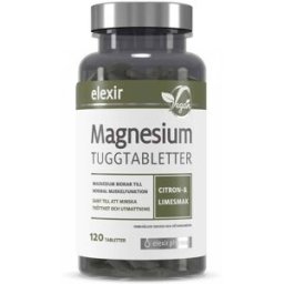 Elexir Pharma Magnesium Tuggtabletter 120 Tabs