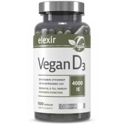 Elexir Pharma D3 Vegan Vitamin 4000ie 100 Caps