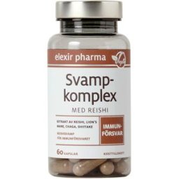 Elexir Pharma Svampkomplex Med Reishi 60 Caps