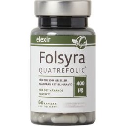 Elexir Pharma Folsyra 60 Caps