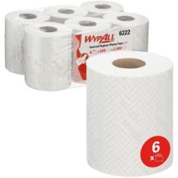 Torkrulle WYPALL 6222 centrummatad 6/FP