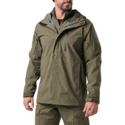 5.11 Tactical Force Rainshell Jacket (Färg: Ranger Green, Storlek: XS)