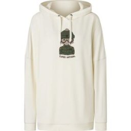 super.natural Women's Snow Cat Hoodie Fresh White/Various XS