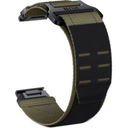 Tiera Garmin Fenix grön Velcro armband 26 mm quick release