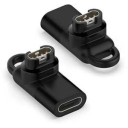 Tiera USB-C adapter för Garmin laddningskabel