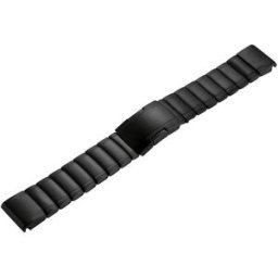 Tiera Garmin Fenix stålarmband quick release svart 26 mm