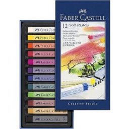 Creative Torrastellkrita Faber Castell mjuk 12