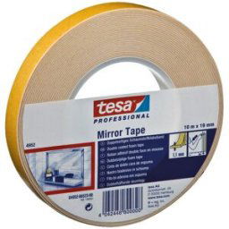 Tesa 4952 Monteringstejp Dubbelhäftande, Vit 50 M X 19 Mm, Maskintillbehör & Förbrukning