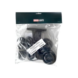 Pt-led Positionsljus 195mm Röd/vit E-märkt Black Line F Buti