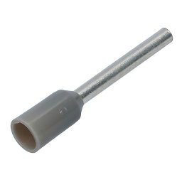 Isolerad Ändhylsa 0,75 Mm² Grå 8 Mm