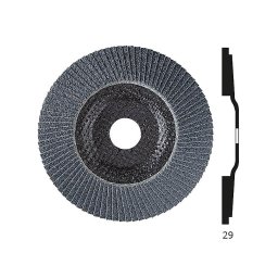 Lamellrondell Korn 80 125x13x22,23 Inox