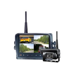 Backkameraset Trådlös Hd Kamera (lucka) Och 7" Quad Monitor