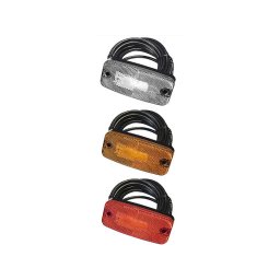 Pt-sidomarkeringslampa Led Orange 10-30v 10m Kabel För Butik