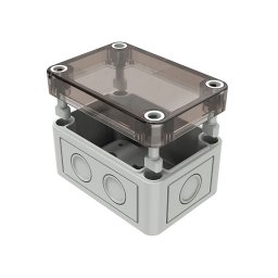 Plastkapsling Ip67 110x180x90mm M-ingångar