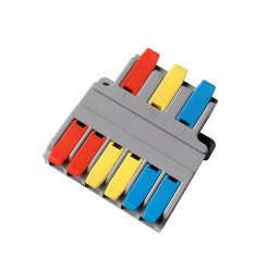 Toppklämma 3+6-pol 2-väg 0.5-4 Mm²