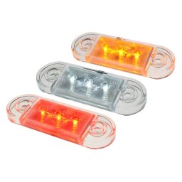 Pt-pos.lampa Led Orange, Klart Glas, 2,5m Kabel För Butik