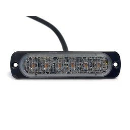 Blixtljus Led R65, Mörkt Glas, 3 M Rund Adr-kabel
