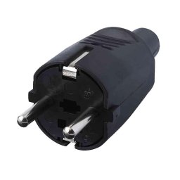 Stickpropp Svart, Jordad Ip44