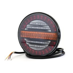 Briodlights Universal Led Baklampa Rund, 12/24 V