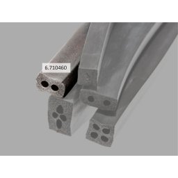 Cellgummilist Epdm 15x10 Mm Med Två Hål 100 meter