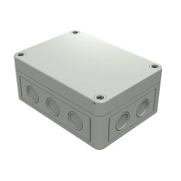 Plastkapsling Ip67 130x94x57mm M-ingångar