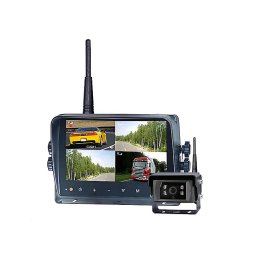 Backkameraset Trådlös Hd Kamera (ej Lucka) 7" Quad Monitor