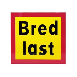 Bred Last Skylt 2-radig 600x500x2 Mm