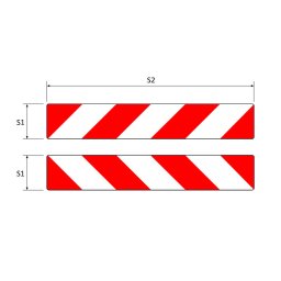 Sidomarkering Smal, Sats Höger + Vänster