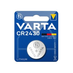 Batteri, Litium Cr2430 3v 1-pinpack